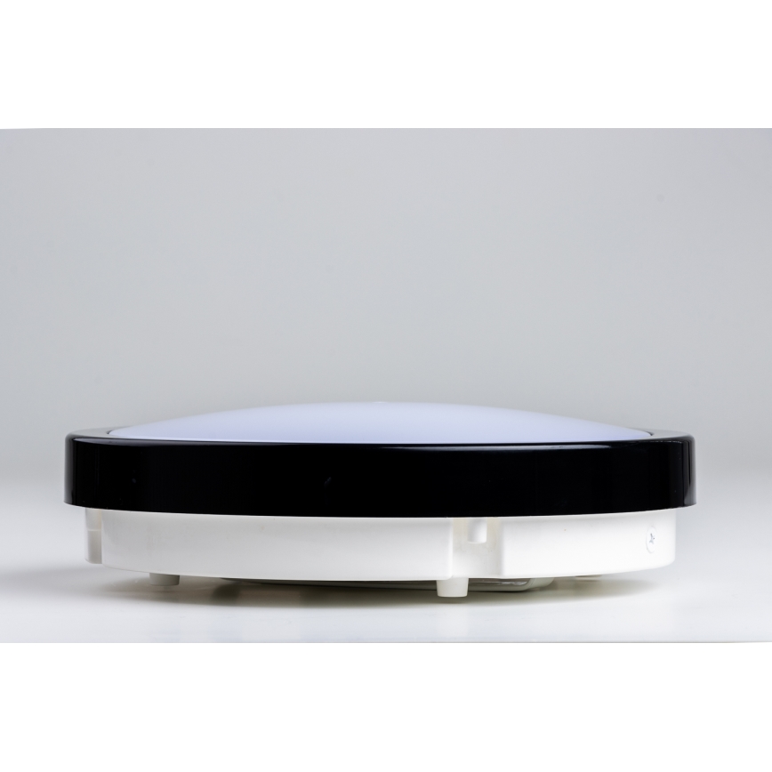 Brilagi - Світлодіодний стельовий світильник для ванної кімнати PERA LED/18W/230V діаметр 22 см IP65 чорний