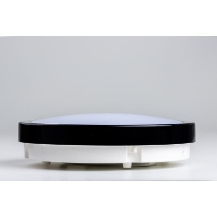 Brilagi - Світлодіодний стельовий світильник для ванної кімнати PERA LED/24W/230V діаметр 28 см IP65 чорний