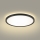 Brilagi - Світлодіодний стельовий світильник для ванної кімнати ULTRA SLIM LED/18W/230V діаметр 30 см чорний IP54