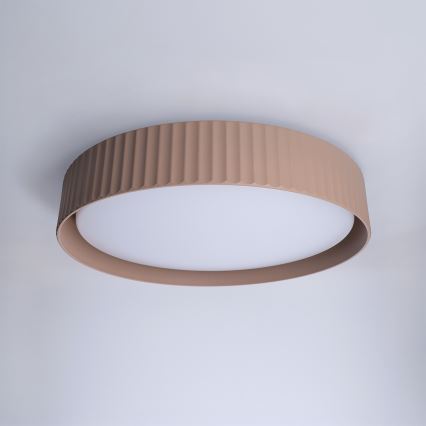 Brilagi - LED стельний світильник LUCIA з регулюванням яскравості LED/48W/230V 3000-6500K Ø 41 см, коричневий + дистанційне керування