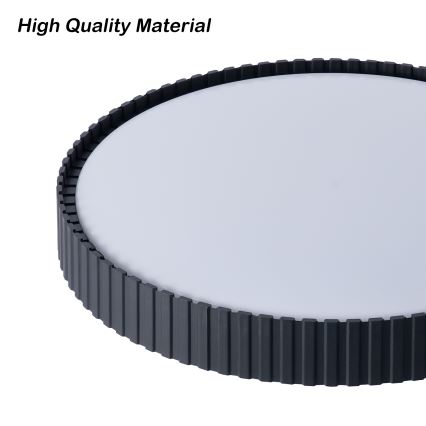 Brilagi - LED затемнюваний стельовий світильник ORINO LED/54W/230V 3000-6000K чорний, Ø 43 см + пульт дистанційного керування