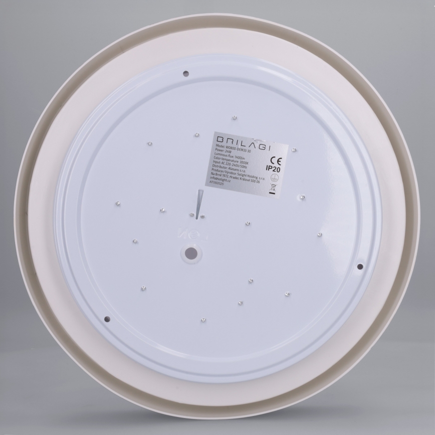 Brilagi - Світлодіодний стельовий світильник MATTEO LED/24W/230V діаметр 31 см бірюзовий