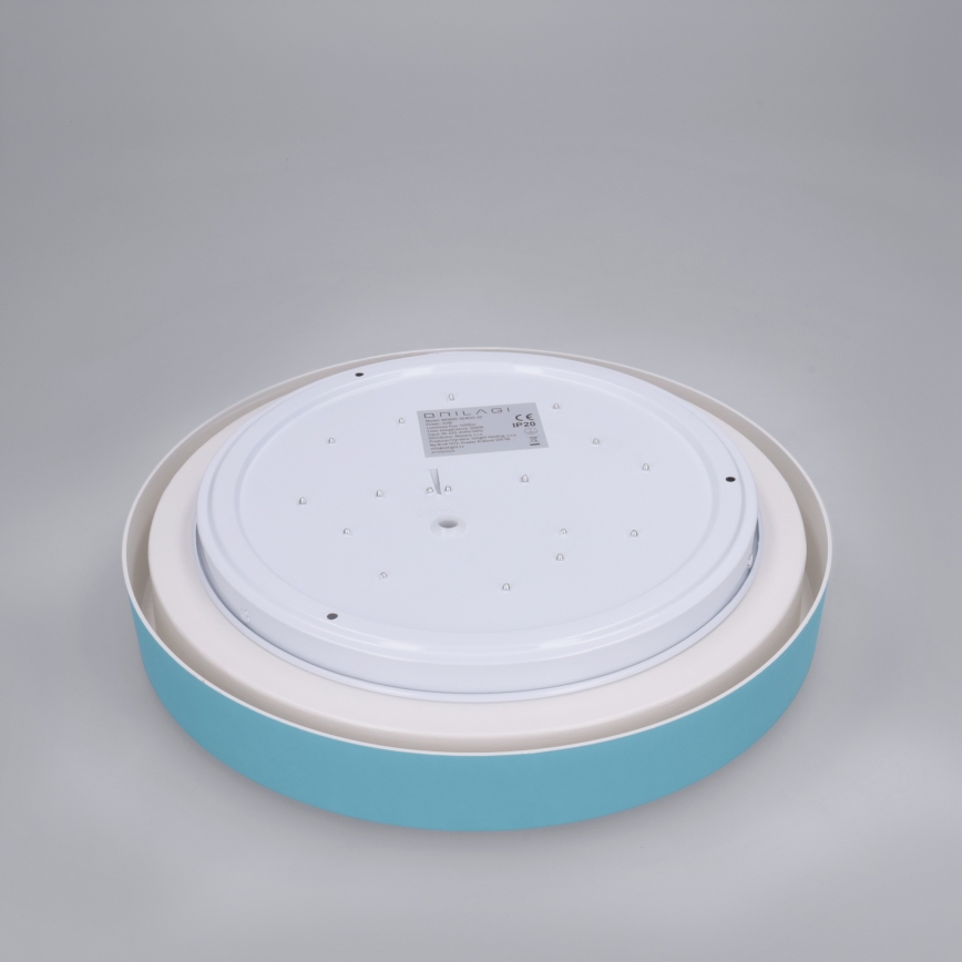 Brilagi - Світлодіодний стельовий світильник MATTEO LED/24W/230V діаметр 31 см бірюзовий