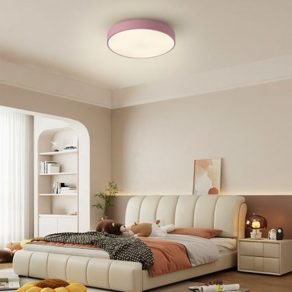 Brilagi - LED стельовий світильник POOL LED/36W/230V 3000/4000/6000K діам. 30 см рожевий