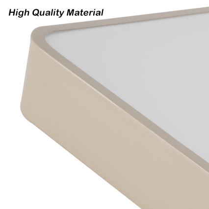 Brilagi - Світлодіодний стельовий світильник POOL LED/48W/230V 3000/4500/6000K 50x50 см бежевий