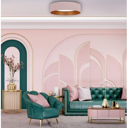 Brilagi - Світлодіодний стельовий світильник VELVET LED/24W/230V 3000/4000/6400K рожевий/золотий