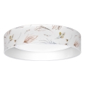 Brilagi - світлодіодний стельовий світильник VELVET SMART VARI LED/24W/230V 3000-6500K, діаметр 45 cm, білий/квітковий + пульт дистанційного керування
