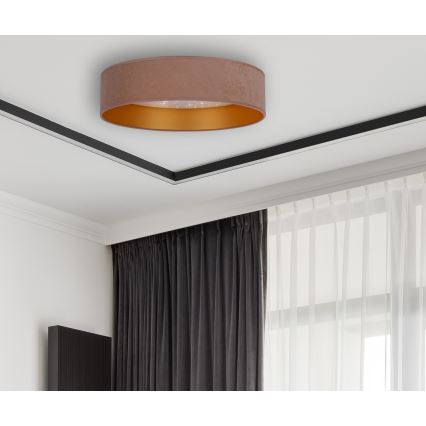 Brilagi - Світлодіодний стельовий світильник VELVET STAR LED/24W/230V діаметр 40 см  бежевий/золотий