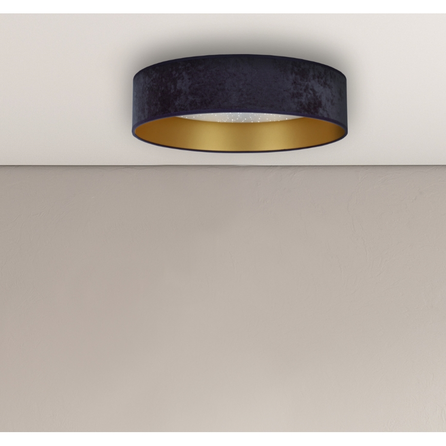 Brilagi - Світлодіодний стельовий світильник VELVET STAR LED/24W/230V діаметр 40 см  синій/золотий