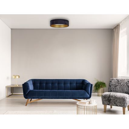 Brilagi - Світлодіодний стельовий світильник VELVET STAR LED/24W/230V діаметр 40 см  синій/золотий