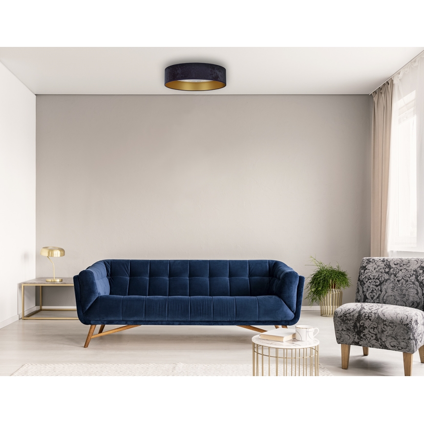 Brilagi - Світлодіодний стельовий світильник VELVET STAR LED/24W/230V діаметр 40 см  синій/золотий