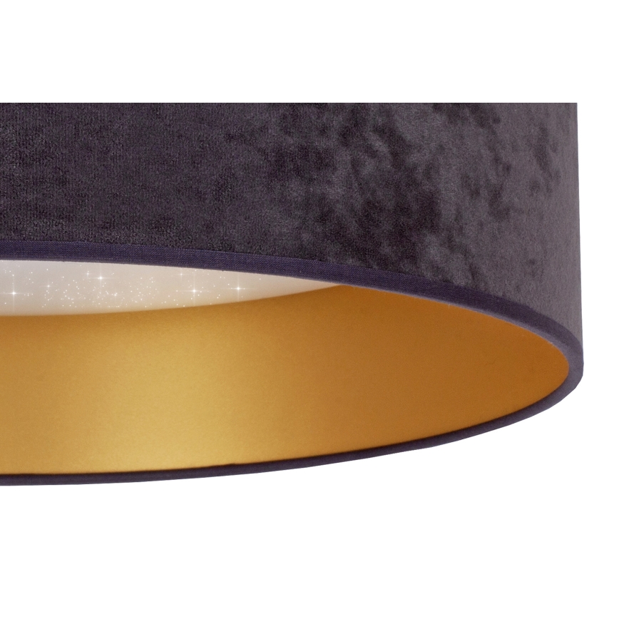 Brilagi - Світлодіодний стельовий світильник VELVET STAR LED/24W/230V діаметр 40 см  сірий/золотий