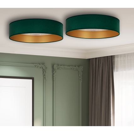 Brilagi - Світлодіодний стельовий світильник VELVET STAR LED/24W/230V діаметр 40 см  зелений/золотий
