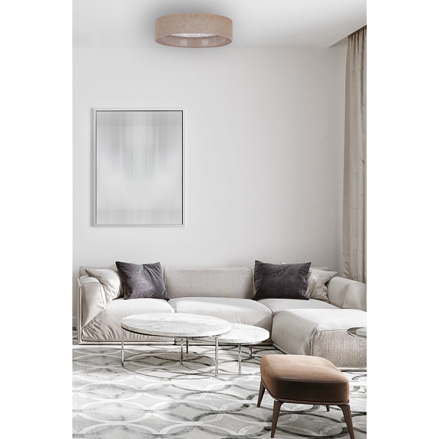 Brilagi - Світлодіодний стельовий світильник VELVET STAR LED/24W/230V діаметр 40 см  коричневий