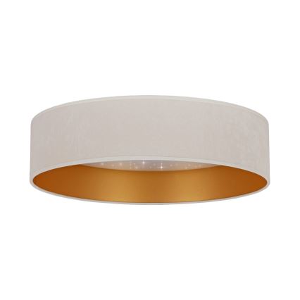 Brilagi - Світлодіодний стельовий світильник VELVET STAR LED/24W/230V діаметр 40 см  кремовий/золотий
