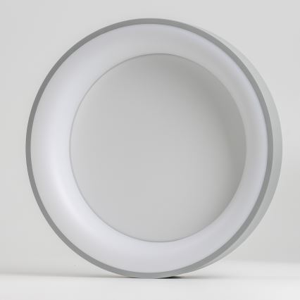 Brilagi - Регульований світлодіодний стельовий світильник FALCON LED/40W/230V 3000-6500K діаметр 45 см сірий + пульт дистанційного керування