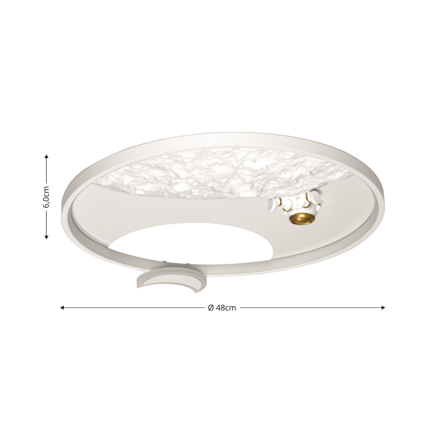 Brilagi - Світлодіодний стельовий світильник з регулюванням яскравості ASTRO LED/20W/230V 3000/4000/6000K + пульт дистанційного керування