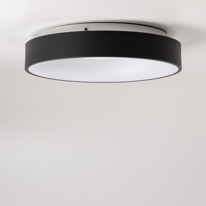 Brilagi - LED затемнюваний стельовий світильник FALCON LED/80W/230V 3000-6500K діаметр 60 см чорний + пульт дистанційного керування