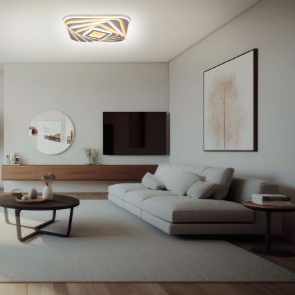 Brilagi - Світлодіодний стельовий світильник з регулюванням яскравості MODERN LED/210W/230V 2700-6500K 55x55 см + пульт дистанційного керування