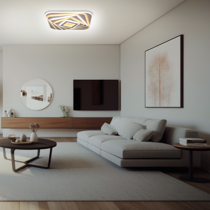 Brilagi - Світлодіодний стельовий світильник з регулюванням яскравості MODERN LED/210W/230V 2700-6500K 55x55 см + пульт дистанційного керування