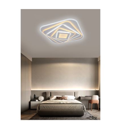 Brilagi - Світлодіодний стельовий світильник з регулюванням яскравості MODERN LED/210W/230V 2700-6500K 55x55 см + пульт дистанційного керування
