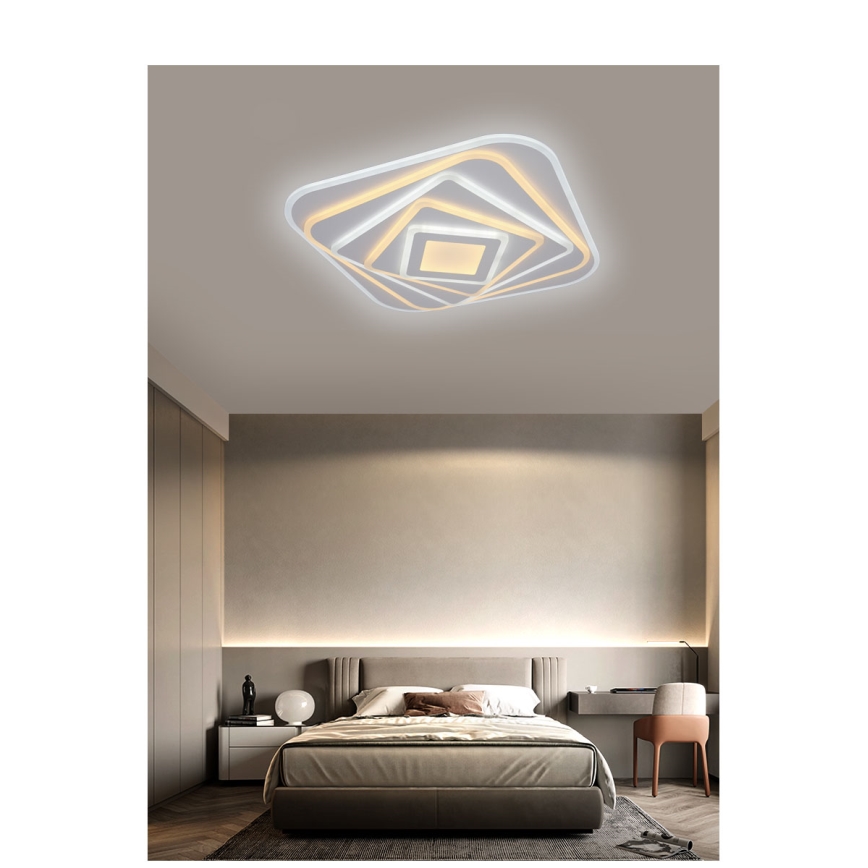 Brilagi - Світлодіодний стельовий світильник з регулюванням яскравості MODERN LED/210W/230V 2700-6500K 55x55 см + пульт дистанційного керування