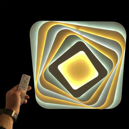 Brilagi - Світлодіодний стельовий світильник з регулюванням яскравості MODERN LED/210W/230V 2700-6500K 55x55 см + пульт дистанційного керування