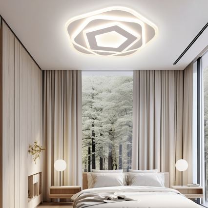 Brilagi - Світлодіодний стельовий світильник з регулюванням яскравості MODERN LED/64W/230V 2700-6500K + пульт дистанційного керування