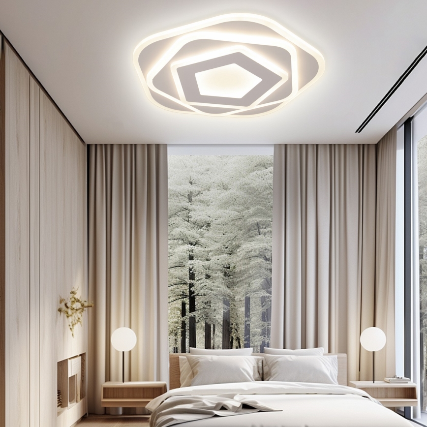 Brilagi - Світлодіодний стельовий світильник з регулюванням яскравості MODERN LED/64W/230V 2700-6500K + пульт дистанційного керування