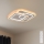 Brilagi - Світлодіодний стельовий світильник з регулюванням яскравості MODERN LED/80W/230V 2700-6500K 52,5x52,5 см + пульт дистанційного керування