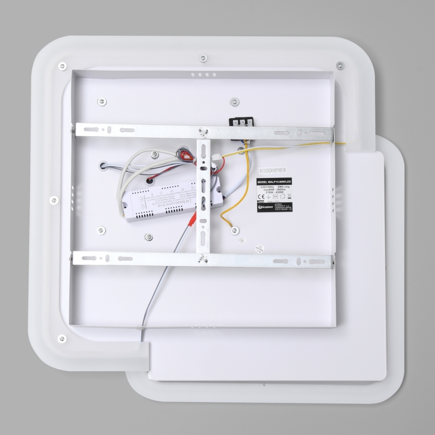 Brilagi - Світлодіодний стельовий світильник з регулюванням яскравості MODERN LED/80W/230V 2700-6500K 52,5x52,5 см + пульт дистанційного керування