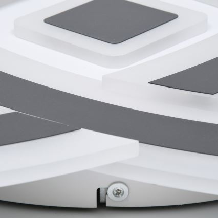 Brilagi - Світлодіодний стельовий світильник з регулюванням яскравості MODERN LED/90W/230V 2700-6500K 48x48 см + пульт дистанційного керування