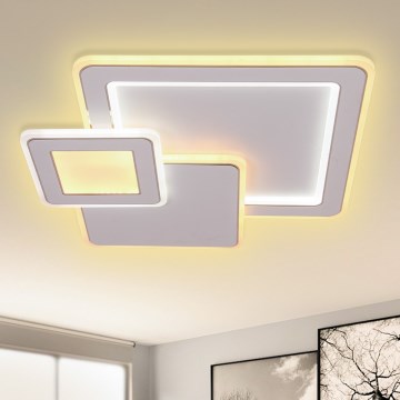Brilagi - Світлодіодний стельовий світильник з регулюванням яскравості MODERN LED/93W/230V 2700-6500K + пульт дистанційного керування