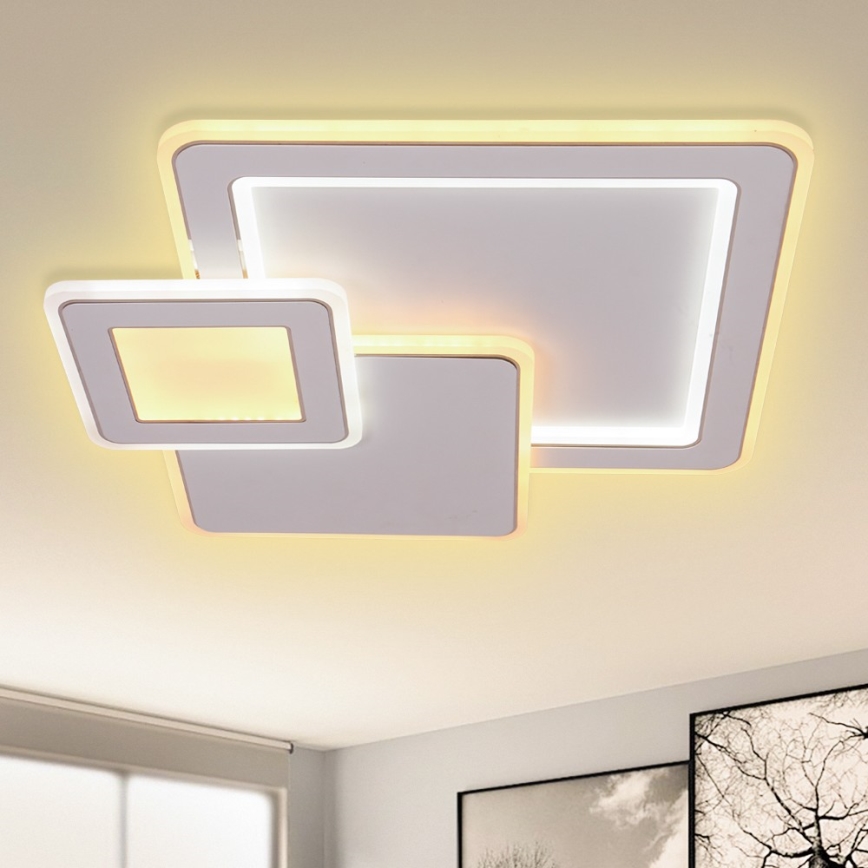 Brilagi - Світлодіодний стельовий світильник з регулюванням яскравості MODERN LED/93W/230V 2700-6500K + пульт дистанційного керування