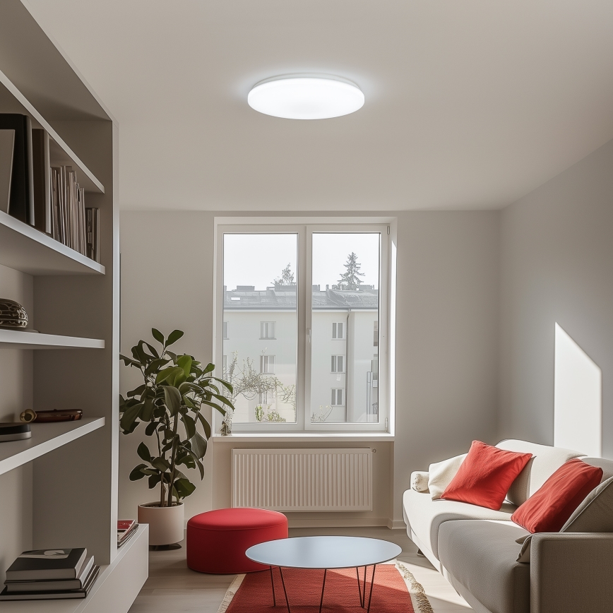 Brilagi - Світлодіодний стельовий світильник з регулюванням яскравості OPAL LED/24W/230V  3000/4000/6500K + пульт дистанційного керування