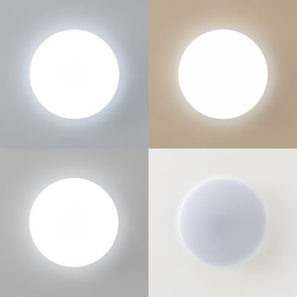 Brilagi - Світлодіодний стельовий світильник з регулюванням яскравості OPAL LED/24W/230V  3000/4000/6500K + пульт дистанційного керування