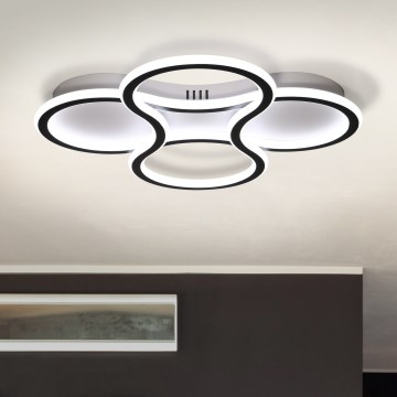 Brilagi - Світлодіодний стельовий світильник з регулюванням яскравості ORELLI LED/53W/230V 3000/4000/6000K + пульт дистанційного керування