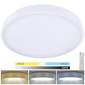 Brilagi - Світлодіодний стельовий світильник з регулюванням яскравості POOL SMART LED/60W/230V 3000-6000K 50 см + пульт дистанційного керування білий