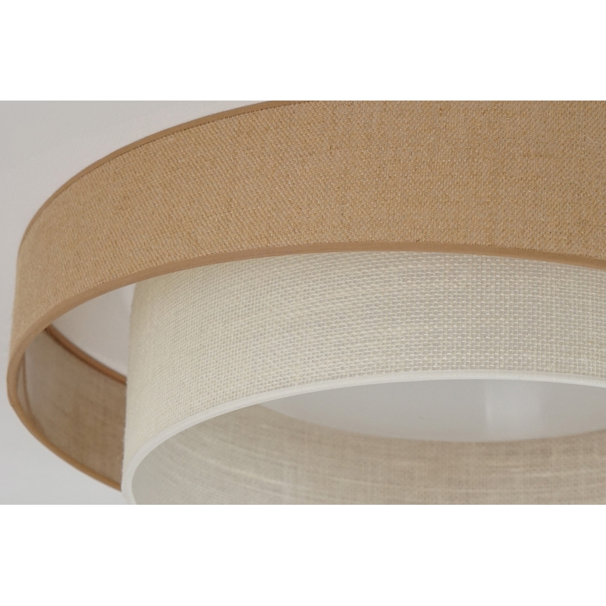 Brilagi - Світлодіодний стельовий світильник з регулюванням яскравості SHINE LED/24W/230V діаметр 60 см 3000/4000/6500K бежевий/кремовий + пульт дистанційного керування