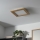 Brilagi - Світлодіодний стельовий світильник з регулюванням яскравості SLIMFRAME WOOD LED/25W/230V 34x34 см 3000-6000K коричневий + пульт дистанційного керування