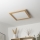 Brilagi - Світлодіодний стельовий світильник з регулюванням яскравості SLIMFRAME WOOD LED/36W/230V 49,5x49,5 см 3000-6000K коричневий + пульт дистанційного керування