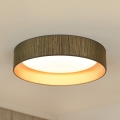 Brilagi - Світлодіодний стельовий світильник з регулюванням яскравості VEGAS SHINE LED/24W/230V 3000/4000/6500K солома коричневий/золотий + пульт дистанційного керування