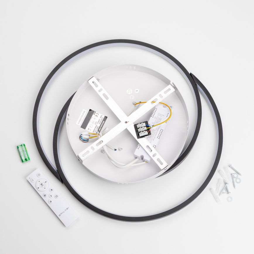 Brilagi - Світлодіодний стельовий світильник з регулюванням яскравості VELO LED/52W/230V 3000/4000/6000K + пульт дистанційного керування