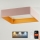 Brilagi - Світлодіодний стельовий світильник з регулюванням яскравості VELVET SQUARE SMART LED/36W/230V 2700-6500K Wi-Fi Tuya + пульт дистанційного керування рожевий