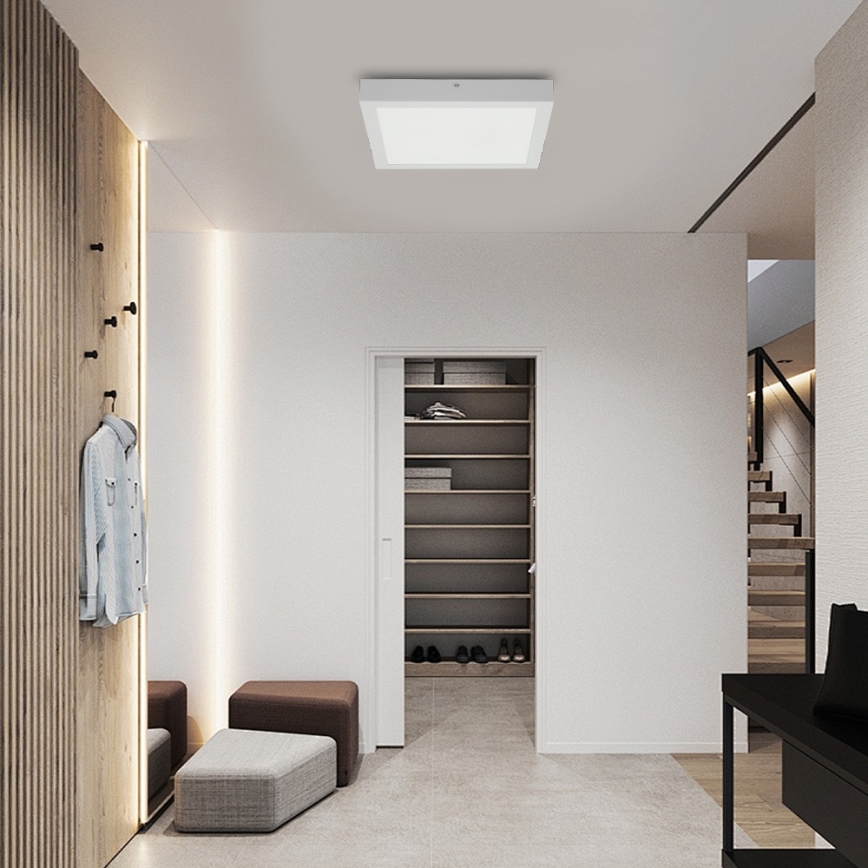 Brilagi - Світлодіодний стельовий світильник для ванної кімнати FRAME LED/24W/230V 30x30 см 3000/4000/6000K IP44 білий