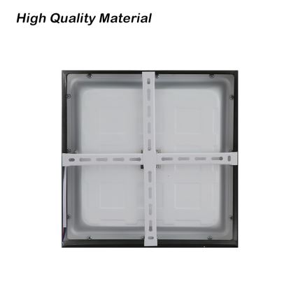 Brilagi - Світлодіодний стельовий світильник для ванної кімнати FRAME LED/24W/230V 30x30 см 3000/4000/6000K IP44 чорний