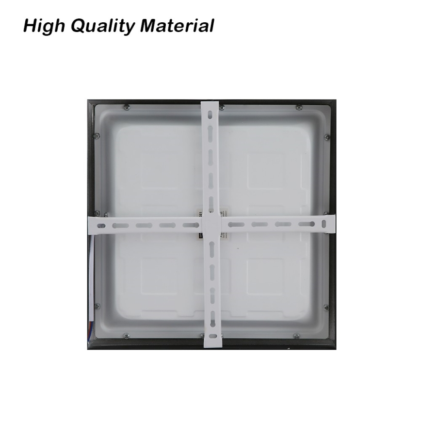 Brilagi - Світлодіодний стельовий світильник для ванної кімнати FRAME LED/24W/230V 30x30 см 3000/4000/6000K IP44 чорний