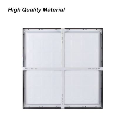 Brilagi - Світлодіодний стельовий світильник для ванної кімнати FRAME LED/50W/230V 60x60 см 3000/4000/6000K IP44 чорний