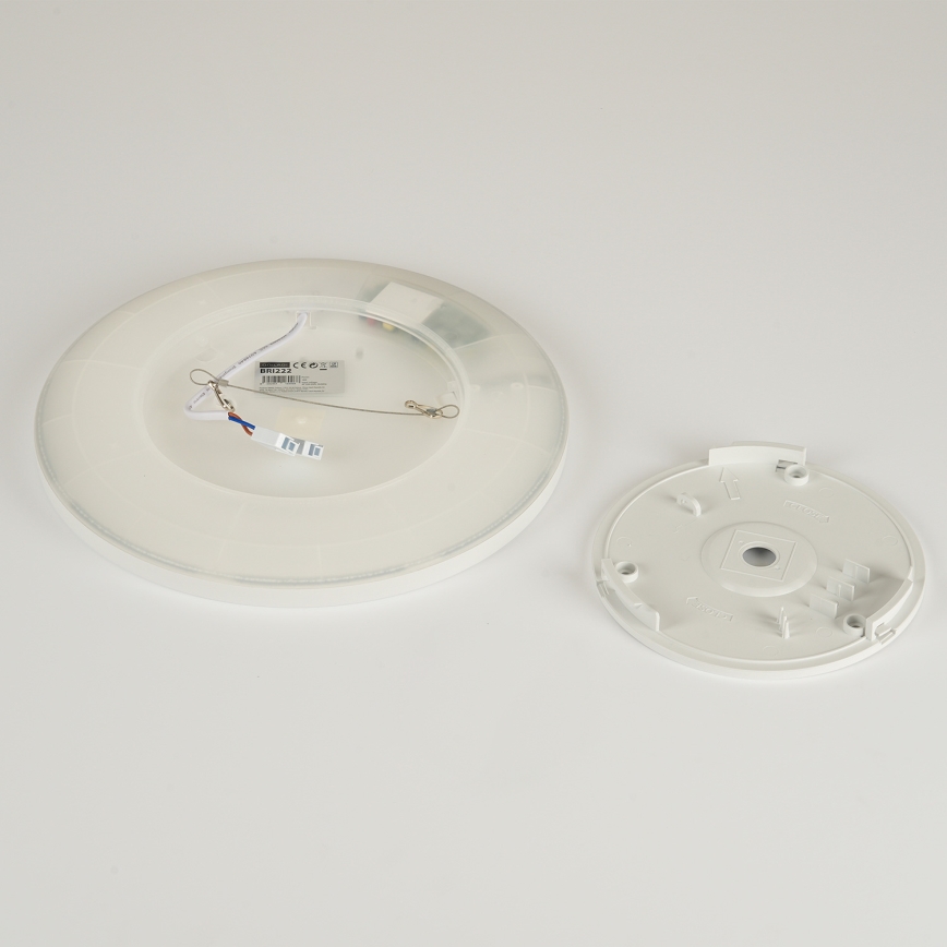 Brilagi - Світлодіодний стельовий світильник для ванної кімнати ULTRA SLIM LED/12W/230V діаметр 22,5 см білий IP54