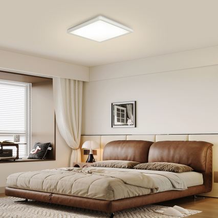 Brilagi - Світлодіодний стельовий світильник для ванної кімнати ULTRA SLIM LED/24W/230V 42x42 см білий IP54
